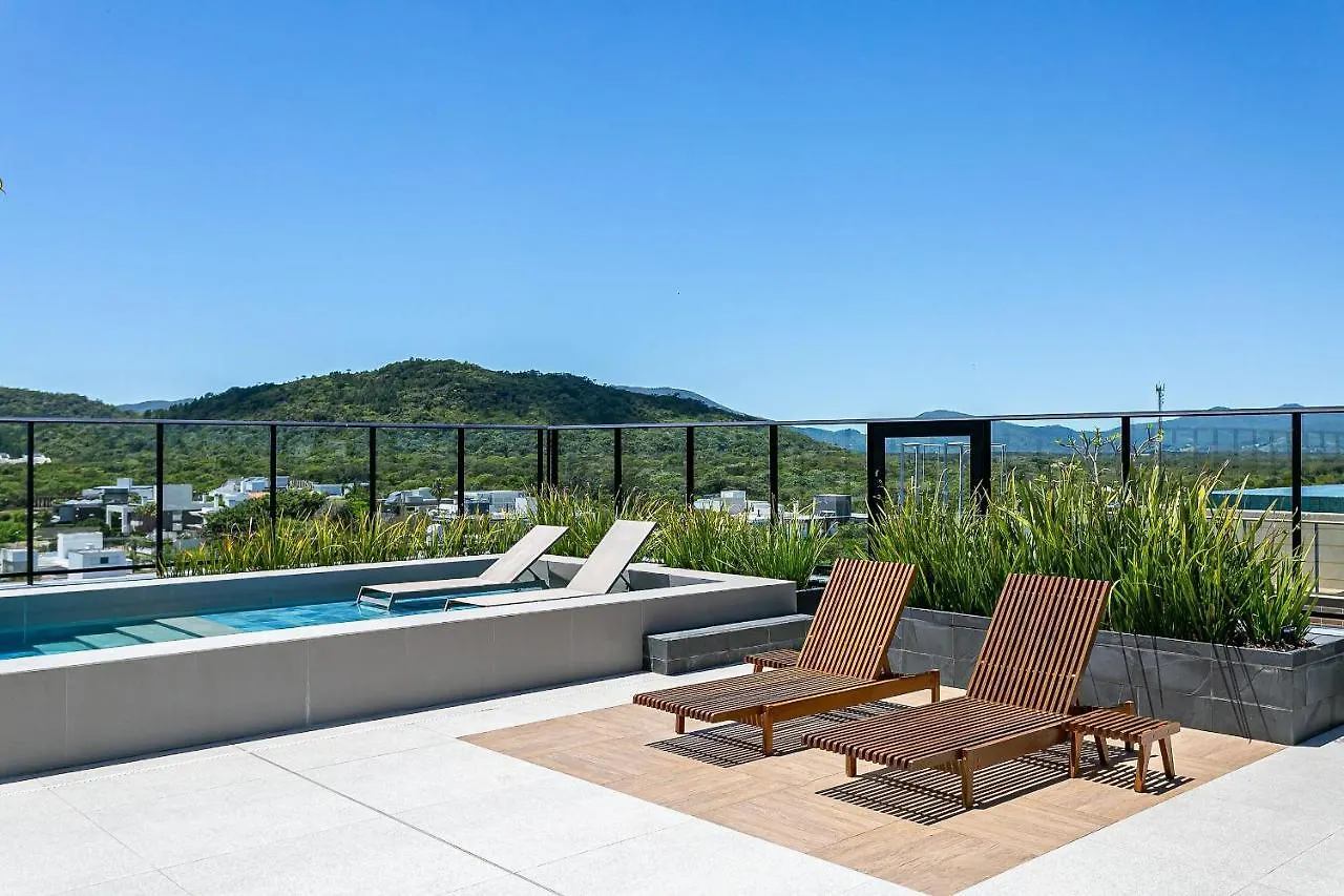 Wi-Fi 100Mb | Rooftop Com Piscina Em Jurere #Ja23 Florianópolis
